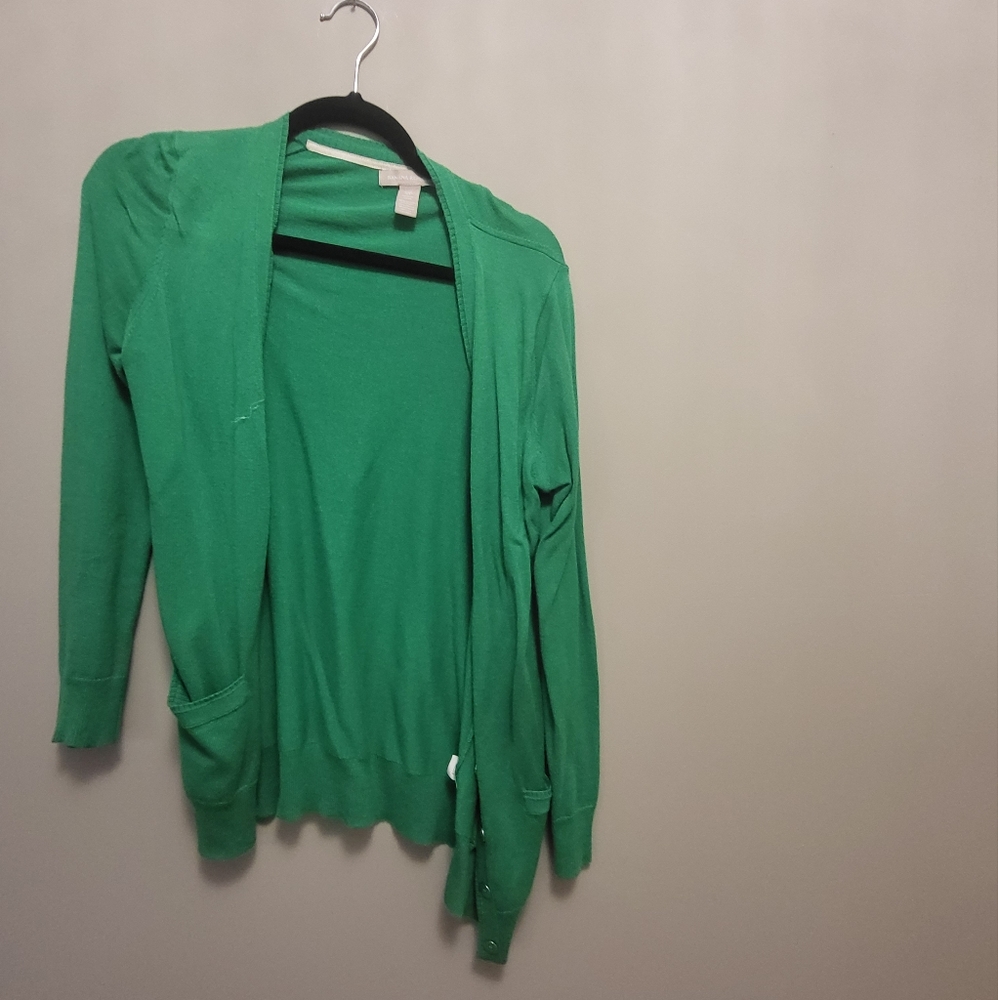 Banana Republic green cardigan size S